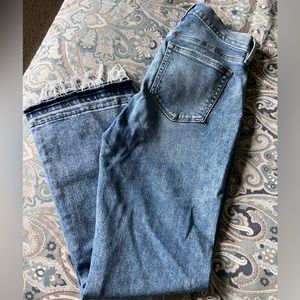 Loft light wash Kick Crop Jean